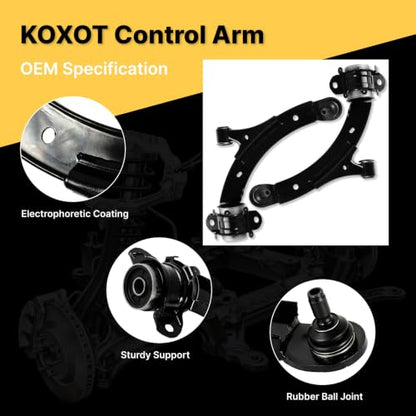 2pc Front Lower Control Arm Ball Joint Compatible with Ford Mustang 2010 2011 2012 2013 2014#OE K622155 K622156 - size: 2PC-14 Mustang GT&10-14 Mustang&More