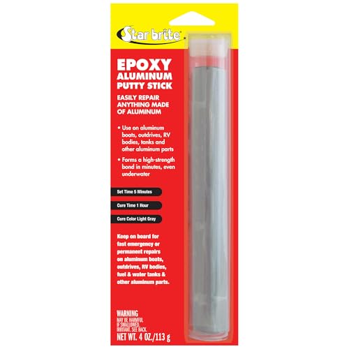STAR BRITE Epoxy/Aluminum Putty Stick, Waterproof Repair - style: Aluminum