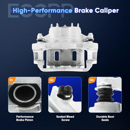 ECCPP 18B4753 18B4752 Rear Left & Right Disc Brake Caliper Assembly - size: Rear[18-B4753 18-B4752]