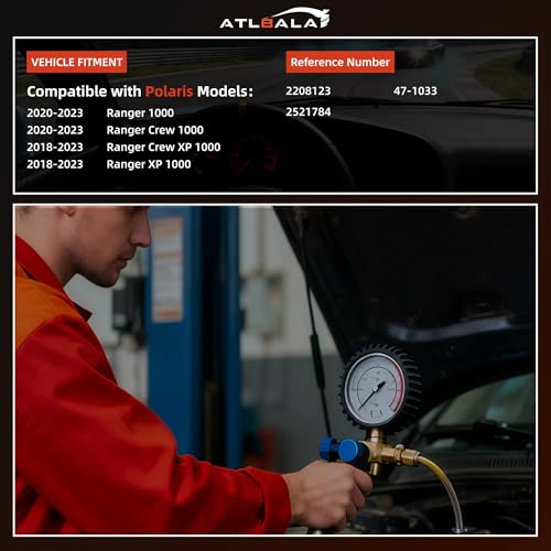Electric Fuel Pump Assembly Compatible with Polaris Ranger XP 1000 EPS, Ranger Crew XP 1000 (2018-2023) & Ranger 1000/CREW 1000 (2020-2023) - Direct Replacement for 2208123, 47-1033, 2521784