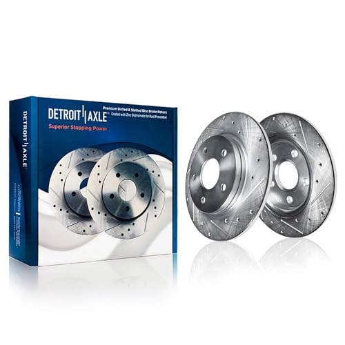 Detroit Axle - Brake Kit for 2001-2005 Mitsubishi Eclipse Chrysler Sebring - size: 8PR1200296/kit
