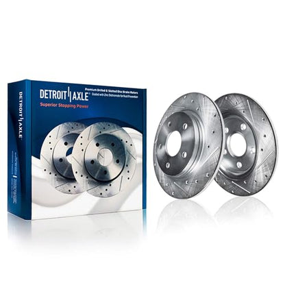 Detroit Axle - Brake Kit for 2001-2005 Mitsubishi Eclipse Chrysler Sebring - size: 8PR1200296/kit