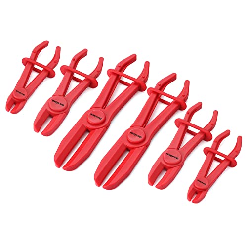 DURATECH 6-Piece Hose Clamp Set for Fuel, Brake and Radiator Hoses - size: 6-Piece, style: Straight