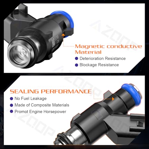 Injectors For Chevy Silverado/GMC Sierra 1500 2010-2013 Flex 4.8L/5.3L/6.0L - size: For Silverado/GMC Sierra 1500 5.3L Flex 2010-2014
