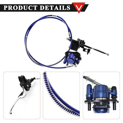 PRO BAT ATV Hydraulic Disc Brake Kits - color: Blue