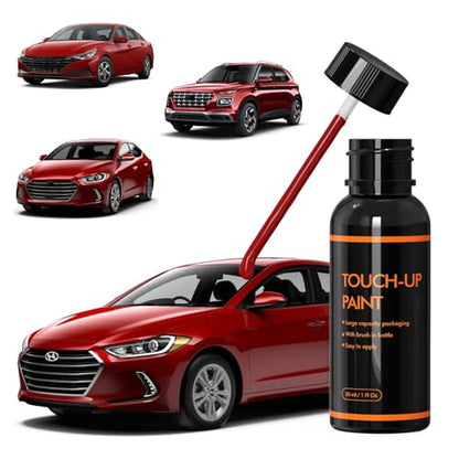 PR2 Scarlet Red/Fiery Red Touch Up Paint for Hyundai, Auto Paints - color: PR2 Scarlet Red/Fiery Red