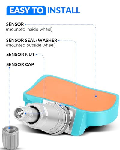 Pre-Programed Tire Pressure Sensor for:-Jeep Wrangler 2007-2012