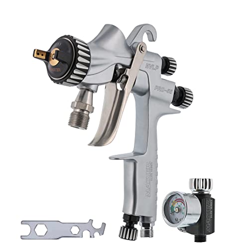Master Elite PRO-55 HVLP Automotive Spray Paint Gun with 1.5mm Tip - size: 1.5mm