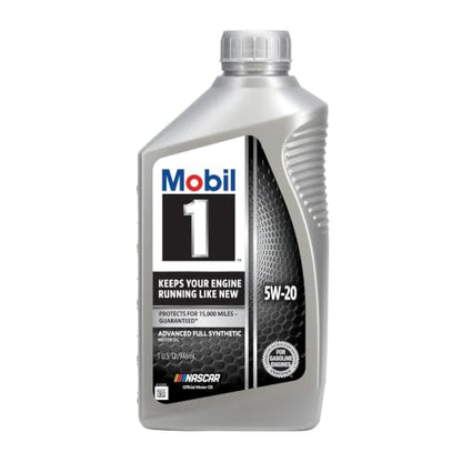 Mobil 1 Advanced Full Synthetic Motor Oil 5W-20, 6-pack of 1 quarts - size: 1 Quart (Pack of 6)