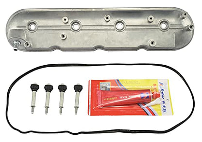Driver Side Valve Cover with Gasket, Bolts Compatible with 1999-2010 Chevy Silverado, Suburban, Tahoe, Trailblazer, GMC Sierra, Yukon Cadillac Escalade, Pontiac 4.8L 5.3L 5.7L 6.0L 6.2L Part# 264-965