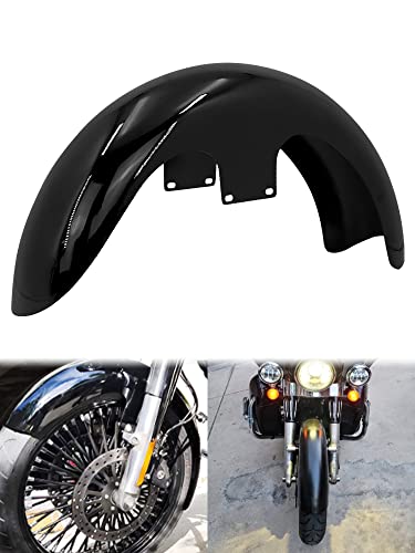 21-Inch Front Fender Fit for Harley Touring 1996-2023 - size: For 21" 130 R21 Gloss Black