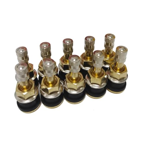 10Pcs TR501 Tubeless Air Liquid Valve Stems for Truck and Bus Wheels, Clamp-in Tire Valve Stem