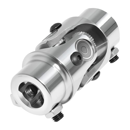 3/4" DD × 3/4" DD Universal U Joint for Steering Shaft - color: Chorme, size: 3/4" DD × 3/4" DD