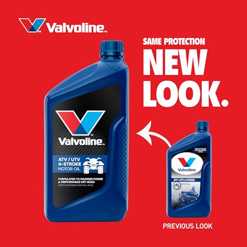 Valvoline 4-Stroke ATV/UTV SAE 10W-40 Motor Oil 1 QT, Case of 6 - size: 1 QT, Case of 6
