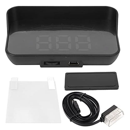 Heads Up Display for Cars, Car HUD Head Up Display M6S Universal Car 3.5 Inch HUD OBD Interface Windshield Projector, Speed, Engine RPM, OverSpeed War