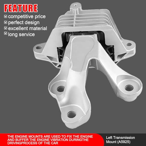 3Pcs Engine Mount Fit for 2016-2018 Chevrolet Malibu 1.5L L4 - size: 2016-2018 for Chevy Malibu 1.5L L4 Auto Trans Only
