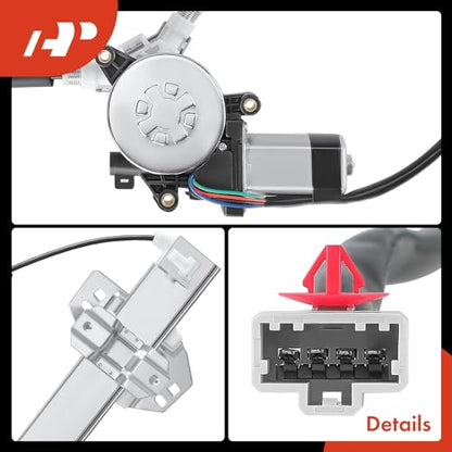 A-Premium Front Driver Side Power Window Regulator with Motor Assembly - style: Front Driver