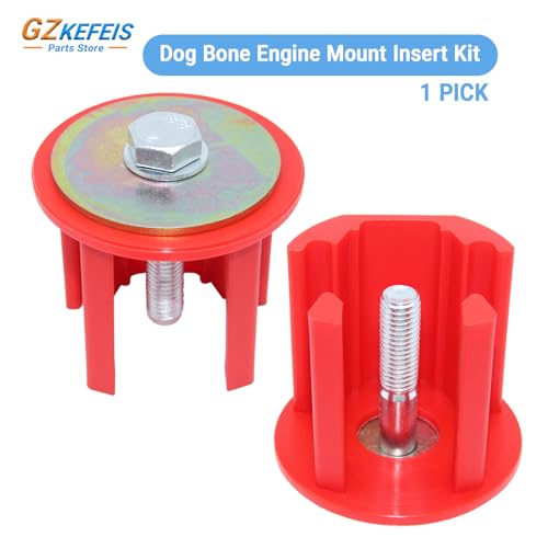 Dog Bone Engine Mount Insert Kit Fit for VW Golf GTI Rabbit MK5 2.0TSI, Fit for Audi A3 Q3 TT MK2, Fit for Jetta MK5 MK6 2.0T with Motor Mount Bolt Washer
