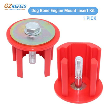 Dog Bone Engine Mount Insert Kit Fit for VW Golf GTI Rabbit MK5 2.0TSI, Fit for Audi A3 Q3 TT MK2, Fit for Jetta MK5 MK6 2.0T with Motor Mount Bolt Washer
