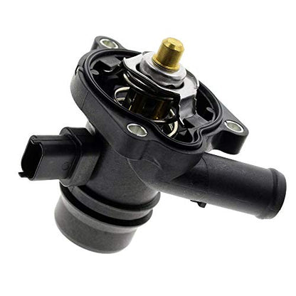 55565336 Engine Coolant Thermostat Housing Assembly with Water Inlet Replaces for 55579010 55593034 902-808 Fit for 2011-2016 Chevy Cruze Limited 1.4L,2013-2017 Buick,by LIYYOO