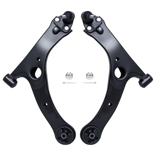 AUQDD 2Pc Suspension Front Lower Control Arm and Ball Joint Assembly Compatible With 2004-2006 2007-2009 To-yota Prius (Replace # CMS861128 CMS861129 4333049055 4333049055 4333049055) - size: MS861128 MS861129 (For 04-09 Prius)