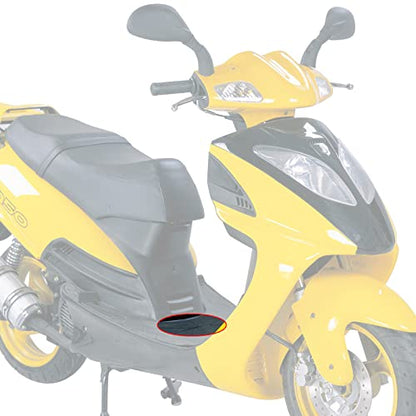 Minho Motorcycle Battery Box Cover Fit for Chinese GY6 150CC Mopeds Scooter - style: Box Cover