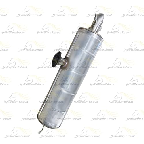 Exhaust Rear Muffler Compatible with Toyota RAV4 2004-2005 2.4L | Stainless Steel | Northeastern Exhaust | Includes Gasket Hangers Bolt Kits | Direct-Fit Replacement