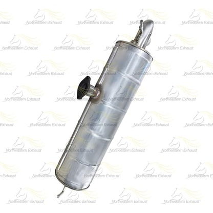 Exhaust Rear Muffler Compatible with Toyota RAV4 2004-2005 2.4L | Stainless Steel | Northeastern Exhaust | Includes Gasket Hangers Bolt Kits | Direct-Fit Replacement