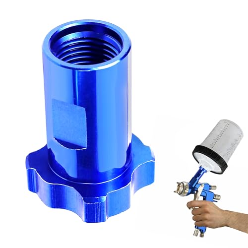 Hovom Car Spray Gun Cup Adapter, M16×1.5 Female Adapter, Blue - color: Blue+Internal Thread