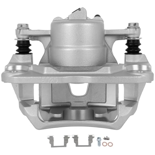SCITOO Front Right Disc Brake Caliper With Bracket 19B1975 Silver - size: Front Passenger[19B1975]