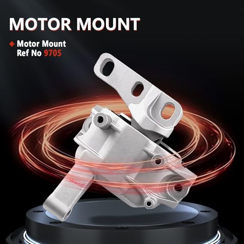 Engine Motor and Transmission Mount Kit Compatible with Q3 2015-2018 2.0L L4 &Volkswagen Tiguan 2009-2017 2.0L L4 & Tiguan Limited 2018 2.0L L4 Turbocharged OE:A6966 9920 9816 A6960HY 9705