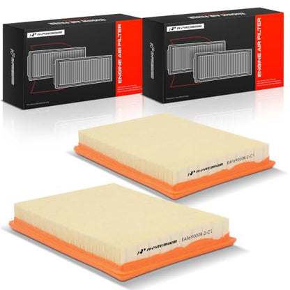 A-Premium 2-PC Engine Air Filter Compatible with Nissan & Infinit Models