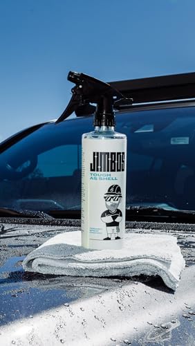 JIMBO'S TOUGH AS SHELL CERAMIC SPRAY – Super Slick, Streak-Free Protection for Paint, Glass, Trim & More | Easy-to-Use Hybrid Ceramic Coating with UV Protection | 16oz - size: 16 Fl Oz (Pack of 1)