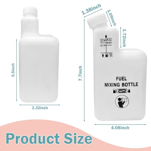 Mixing Bottle for Loading 2 Stroke Engines Oil Fuel
