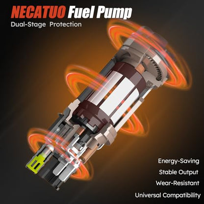 E7192M Electric Fuel Pump Module Assembly w/Sending Unit Compatible with Chrysler 300 2005-2015 Dodge Challenger 2009-2015 Charger Magnum 2.7 3.5 3.6L V6 5.7L V8, For P76609M 68102695AG - size: E7192M