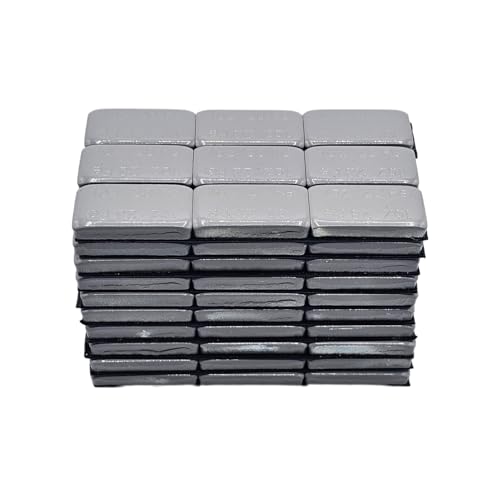 C-HORSE 540 Pcs,1 Oz, Grey, Adhesive Stick On Wheel Weights, Blue Adhesive Easy Peel Tape - (1 Oz, Grey, 6 Boxes, 540 Pcs) Wheel Weights Stick On Wheels - color: Grey