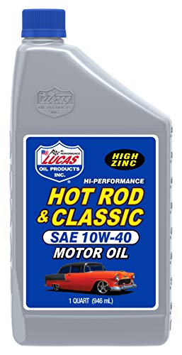 Lucas Oil 10688 Hot Rod and Classic Car SAE 10W-40 Motor Oil - 1 Quart - size: Pack of 1, style: Quart