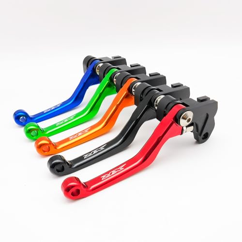 Dirt Bike Brake Clutch Levers Adjustable Replacement for Honda XR150L 2023-2024 Red Black (Blue_Glossy) - color: BLUE_Glossy