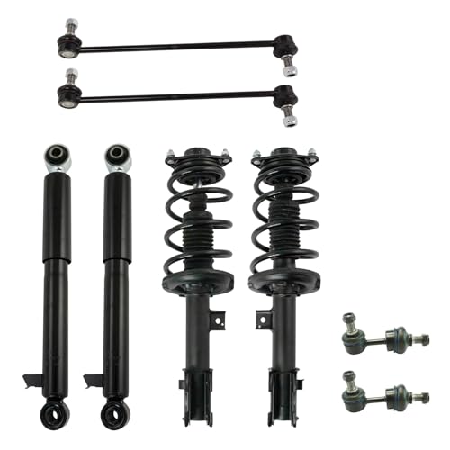 TRQ Front and Rear Suspension Kit Complete Strut & Coil Spring Assembly - style: SKA34395