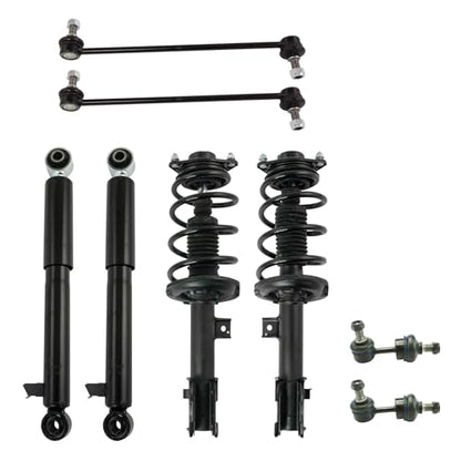 TRQ Front and Rear Suspension Kit Complete Strut & Coil Spring Assembly - style: SKA34395