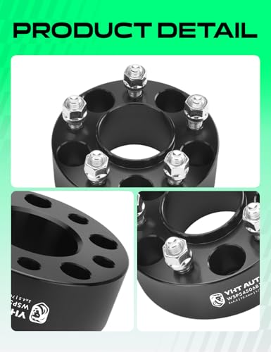 YHTAUTO 5x4.5 Hub Centric Wheel Spacers 2 Inch for Ford, Lincoln - size: 2 Inch Thickness, style: 4 PCS