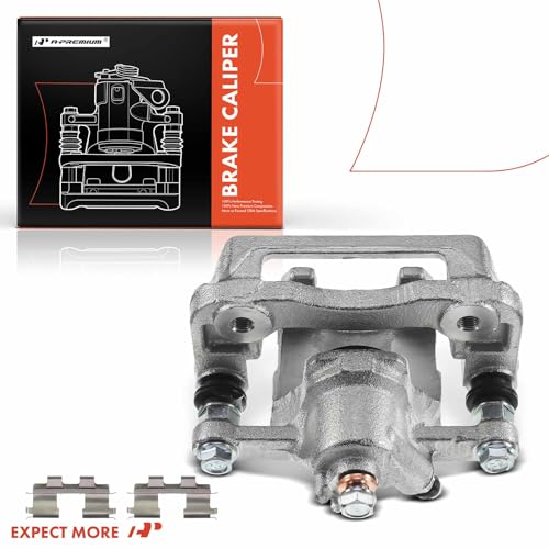 A-Premium Rear Right Passenger Side Disc Brake Caliper with Bracket - style: Rear Passenger
