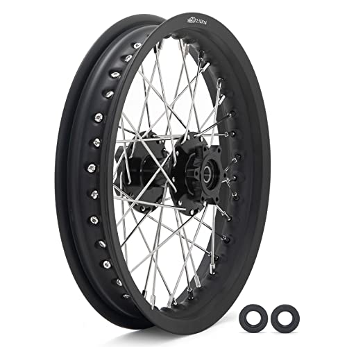TOFR CNC 14x2.15 Rear Wheel Rim for Talaria Sting R MX3/R MX4/XXX/X3 Pro - color: Black, size: 14" Rear