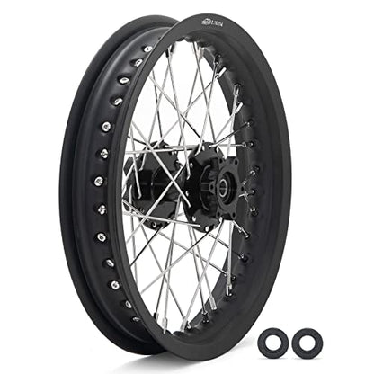 TOFR CNC 14x2.15 Rear Wheel Rim for Talaria Sting R MX3/R MX4/XXX/X3 Pro - color: Black, size: 14" Rear