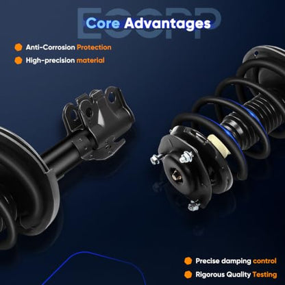 ECCPP Front Complete Struts Spring Assembly Fit for Toyota Camry 2007-2010 - size: oversize