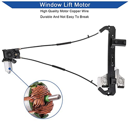 Obaee 748-229 Rear Right Passenger Side Power Window Lift Regulator with Motor Compatible with Chevrolet Tahoe GMC Yukon Cadillac Escalade 2000-2006 - size: Rear Right Passenger Side