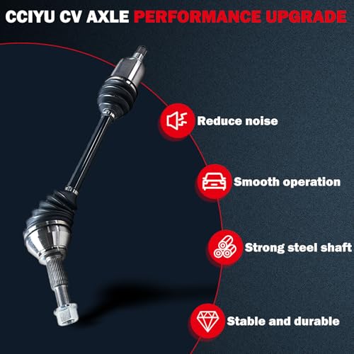 CCIYU CV Axle Shaft Assembly for Infiniti JX35 / QX60 2013-2015 - 66-6439