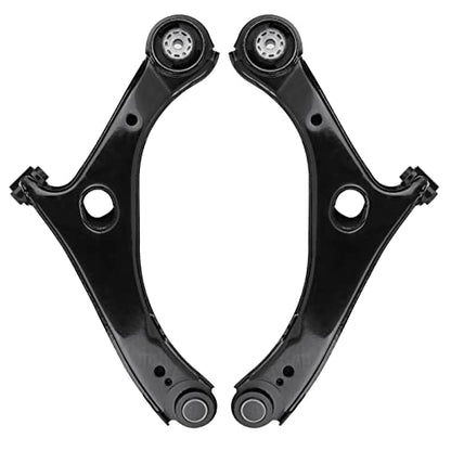 8PCS Front Lower Control Arm for Dodge Grand Caravan 2008-2018, for Chrysler Town & Country 2008-2016, for Volkswagen Routan 2009-2010, Sway Bar + Outer Tie Rod End Link Suspension Kit K622034 K622033