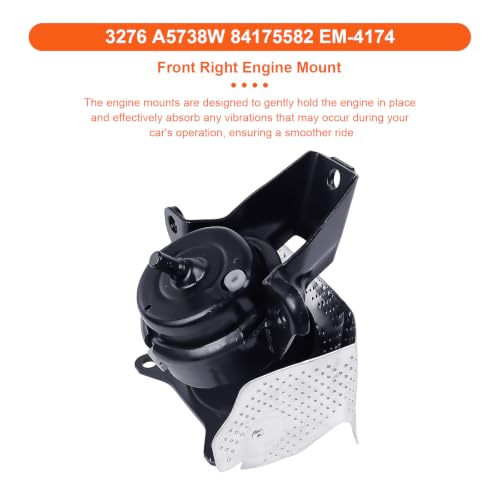 Engine Motor Mount Compatible with Cadillac Escalade 15-20，Chevy Silverado 14-20/Suburban 15-20,GMC Sierra 14-19/Yukon 15-20/Yukon XL 15-20,Replacement for A5739W A5738W - size: 15-20 Cadillac Escalade V8 6.2L