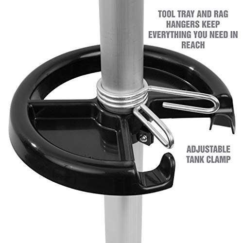 OEMTOOLS 18 Gallon Oil Drain Container, Upright Adjustable Oil Drain Tank - style: 18 gallon